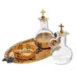 Set of cruets in cast brass - 150x150