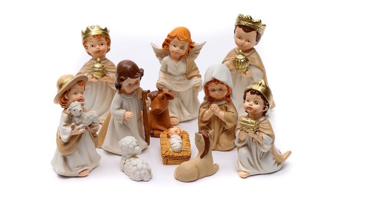 Nativity scenes that resemble children