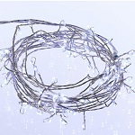 Light with bare wire 100 nano leds ice white suitable for internal use