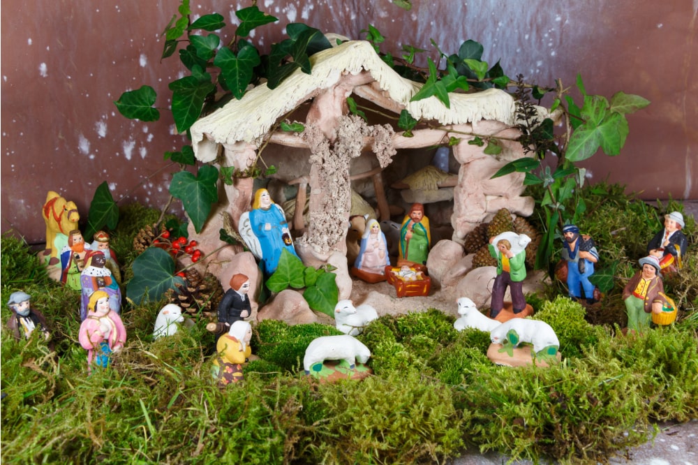 How to store moss for the Nativity scene