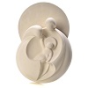 holy family with halo fire clay
