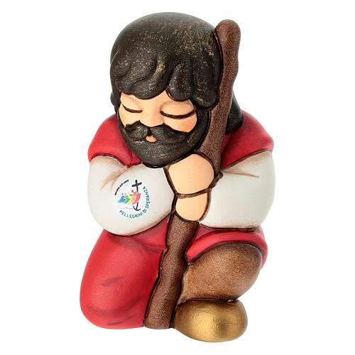 Kneeling pilgrim Thun Jubilee 2025