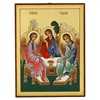 holy trinity icon 40x30 cm hand painted romania