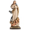 immaculate conception by murillo wooden statue painted