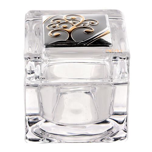 Favor box Tree of Life glass 5x5x5 cm