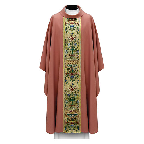 pink chasuble