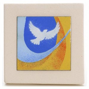 picture in clay and copper