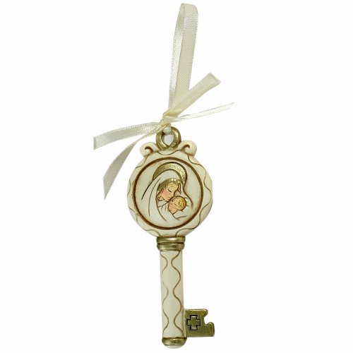 Baptism Souvenir Key and Ribbon
