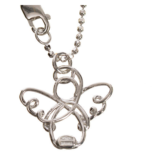 Stylized angel 75000 White Gold