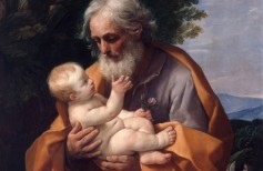 St Joseph with Infant Christ in his Arms, by Guido Reni