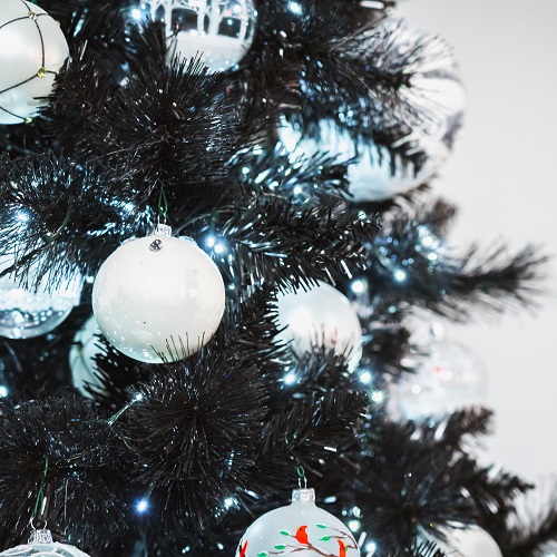 Black Christmas tree
