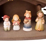 children wooden crib with magnets