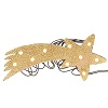 nativity scene accessory led battery golden comet star