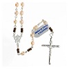 Rosary in 925 silver with 6 mm rose hematite beads