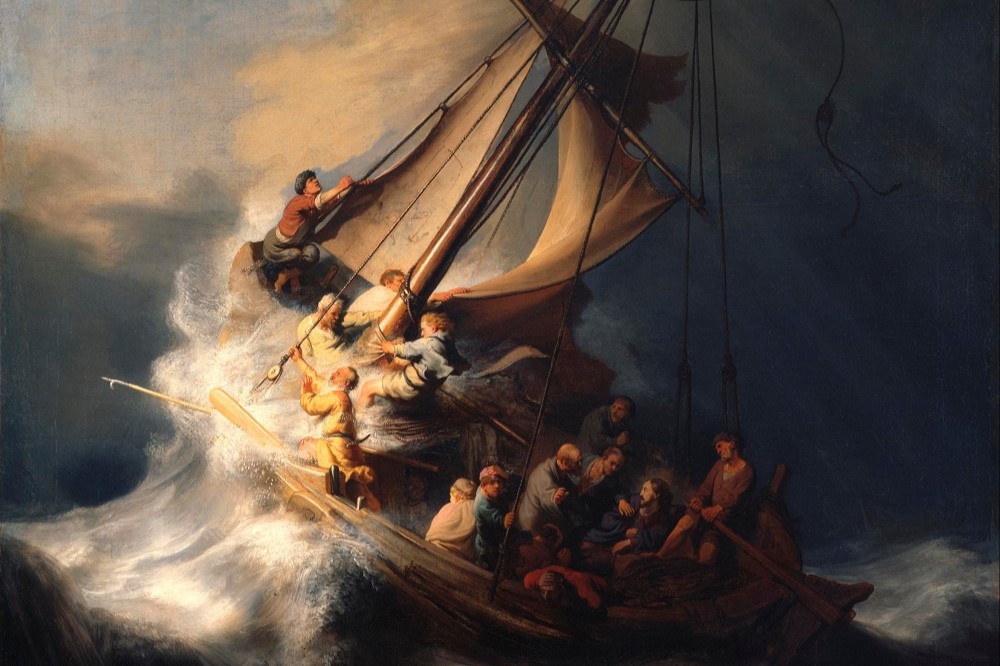 Storm on the Sea of Galilee: a biblical episode told through art