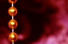 Weihnachtdekoration für draußen: Lichter Luminarie natalizie