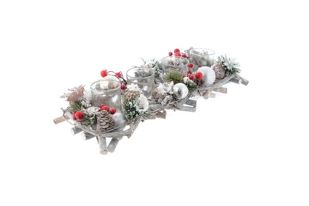 Weihnachtliche Tafelaufsätze: für eine einladende Tafel