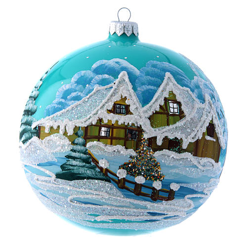 weihnachtsbaumkugel aus glas