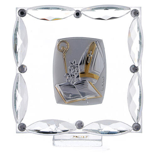 Bild zur Konfirmation mit Kristallen