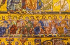 Sants Mosaic Dome Bapistry Saint John Florence Italy