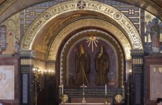 Heilige Scholastika, die Schwester des heiligen Benedikt von Norcia