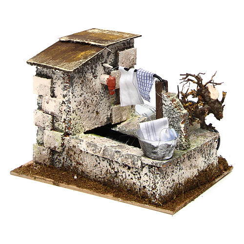 brunnen mit elektrischer pumpe 20x14x17 cm