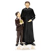 Don Bosco und Domenico Savio 20cm aus Harz
