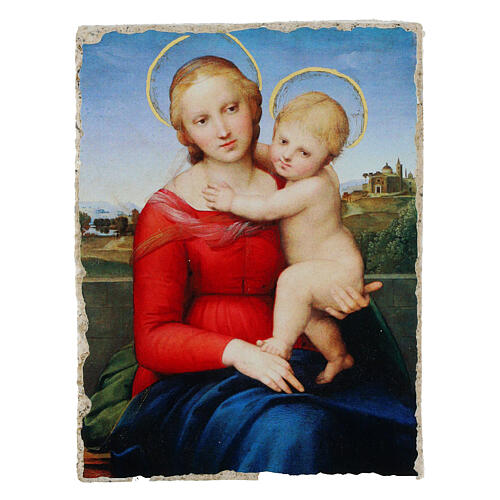 Small Cowper Madonna von Raffael, 12x9 cm, Essential, Bottega Tifernate