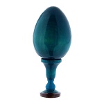 russische ei ikone blau