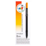 perpetua bleistift mit offiziellem logo zum jubilaum 2025 und orangem radiergummi