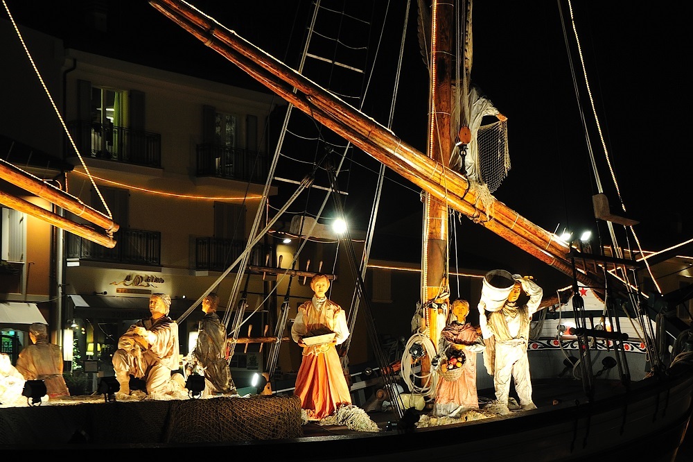 Belen acuatico en Cesenatico