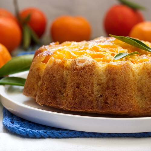 Pastel de licor de naranja