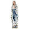 virgen de lourdes 50 cm yeso nacarado