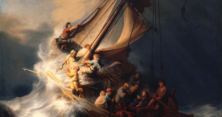 Tormenta en el mar de Galilea: episodio bíblico contado a través del arte