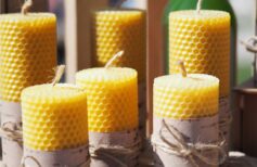 Velas con cera natural
