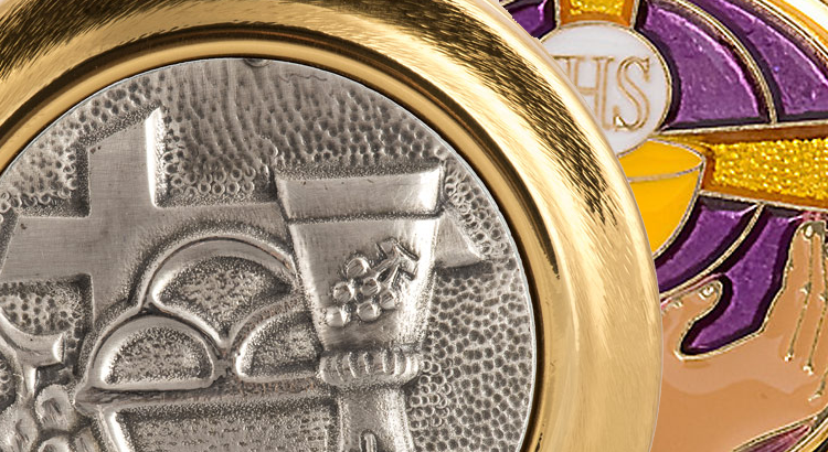 Custodes à hosties en métal Custodes à hosties en métal