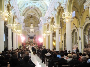 Mariage catholique dans l'église