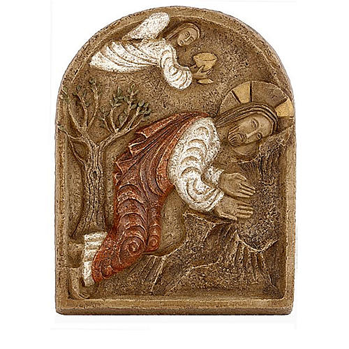 bas-relief jesus dans le gethsemani