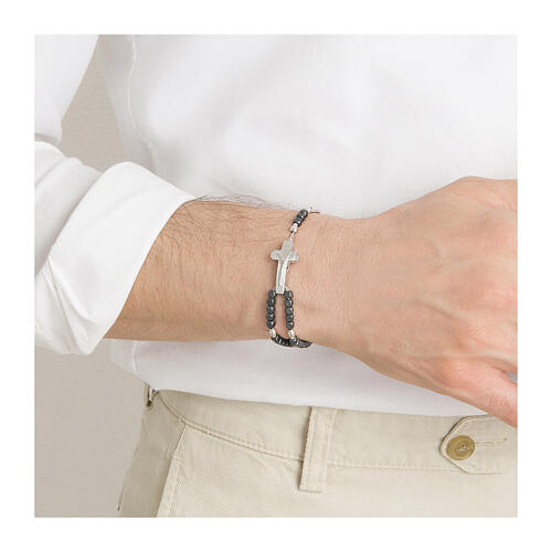 Magnificat Rosalet Ghirelli hématite et argent