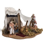 Tente des Rois Mages crèche Noel Fontanini village 12 cm 150x150