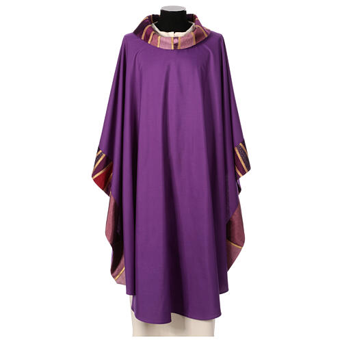 Chasuble Geometrie patchwork or rayon Atelier Sirio