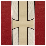 Chasuble bande centrale décorée laine 100% lurex Atelier Sirio