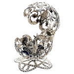 sphere creche filigrane nativite 4-5 cm