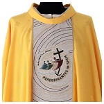 chasuble logo officiel jubile 2025 broderies dorees etole assortie