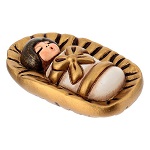 statuette enfant jesus thun ligne creche classique blanc