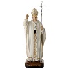 statuette saint jean paul ii resine coloree 20 cm
