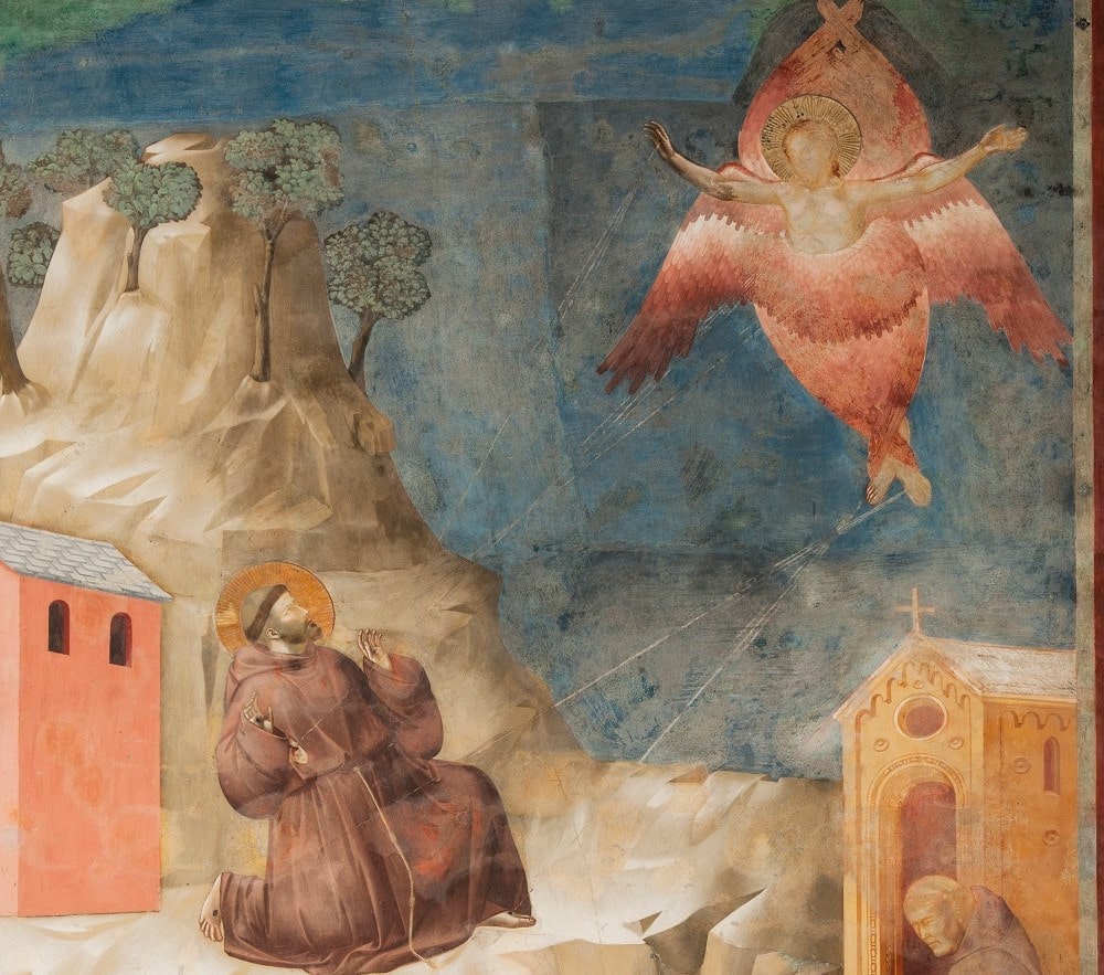 Les stigmates de Saint François par Giotto