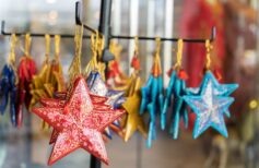 Boules de Noël en papier mâché