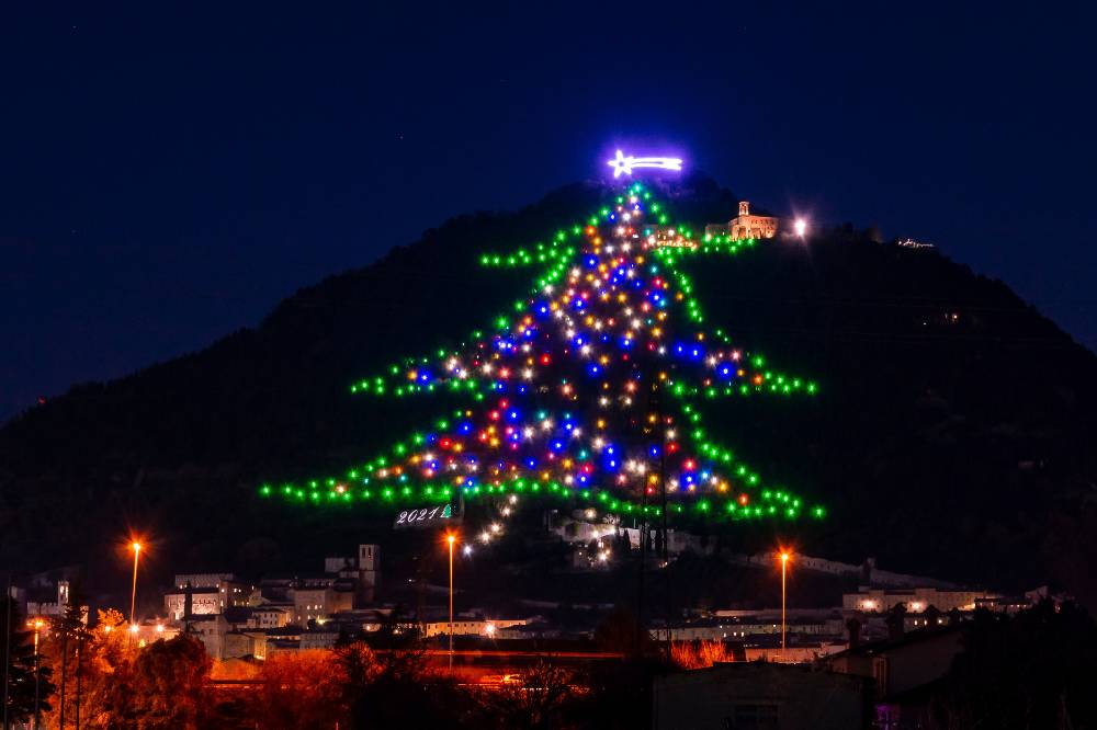 Sapin de Noël de Gubbio