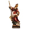 Saint Augustin avec un coeur bois coloré